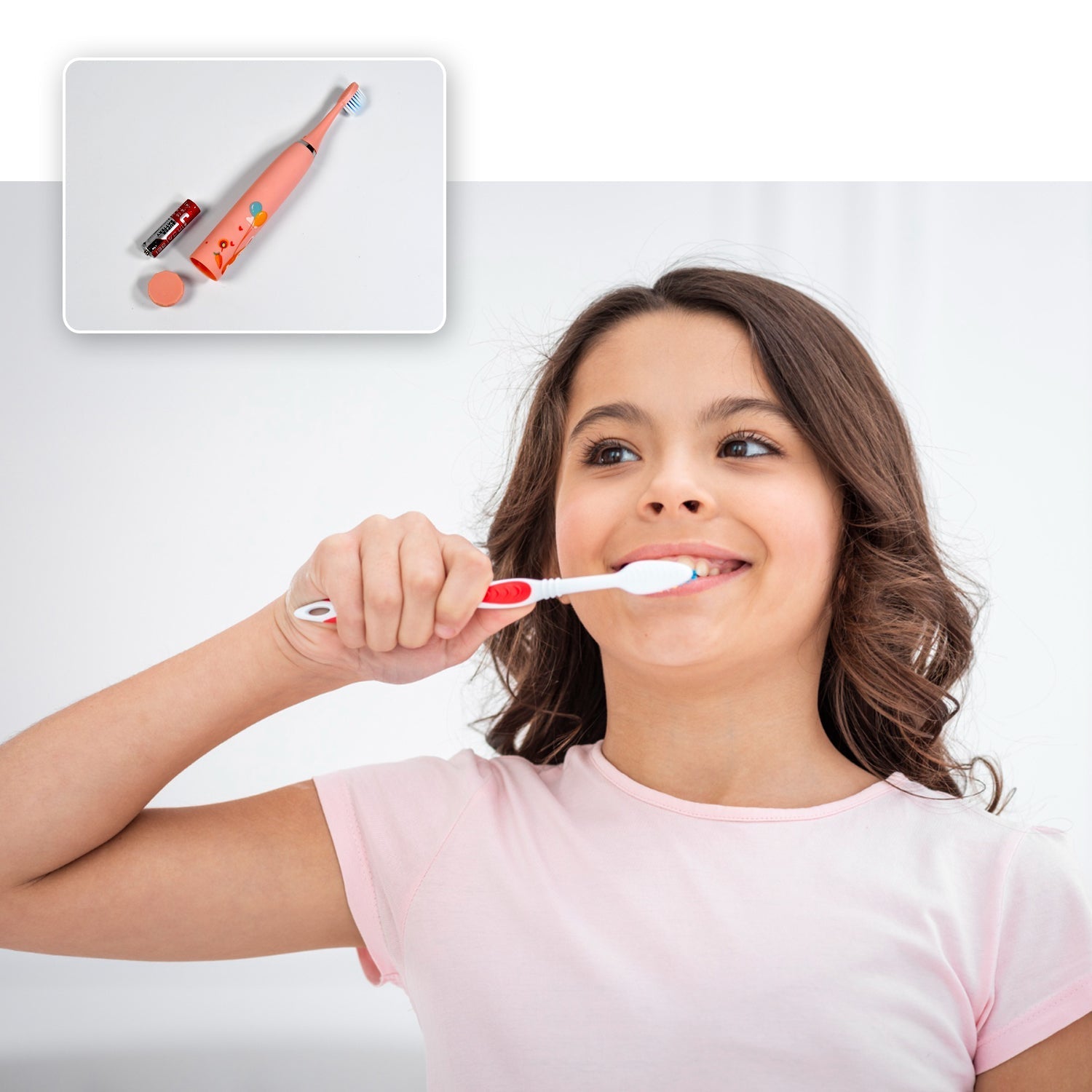 7324 ELECTRIC TOOTHBRUSH FOR ADULTS AND TEENS, ELECTRIC TOOTHBRUSH BATTERY OPERATED DEEP CLEANSING TOOTHBRUSH WITH EXTRA BRUSH HEADS 7324 ELECTRIC TOOTHBRUSH FOR ADULTS AND TEENS, ELECTRIC TOOTHBRUSH BATTERY OPERATED DEEP CLEANSING TOOTHBRUSH WITH EXTRA BRUSH HEADS
